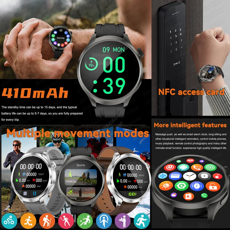 Smart Watch GUHUAVMI DK69: Inteligência e Conexão que Facilitam sua Vida. No Seu Pulso.