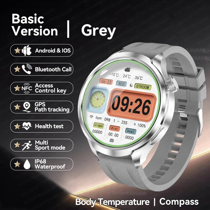 Smart Watch GUHUAVMI DK69: Inteligência e Conexão que Facilitam sua Vida. No Seu Pulso.